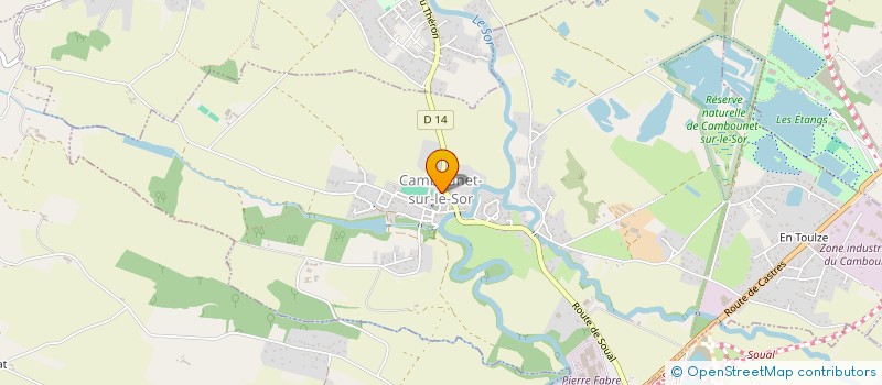 localisation de l'entreprise MADAME CELINE CATUOGNO  SOUAL