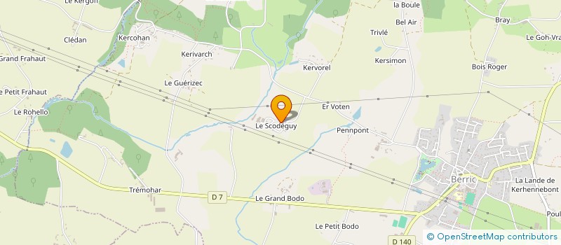 localisation de l'entreprise MADAME CELINE CAUDAL  BERRIC