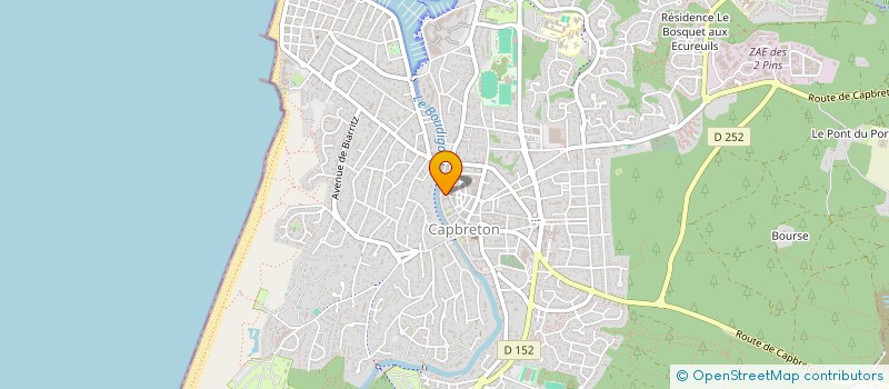 localisation de l'entreprise MADAME CELINE CAULE  CAPBRETON