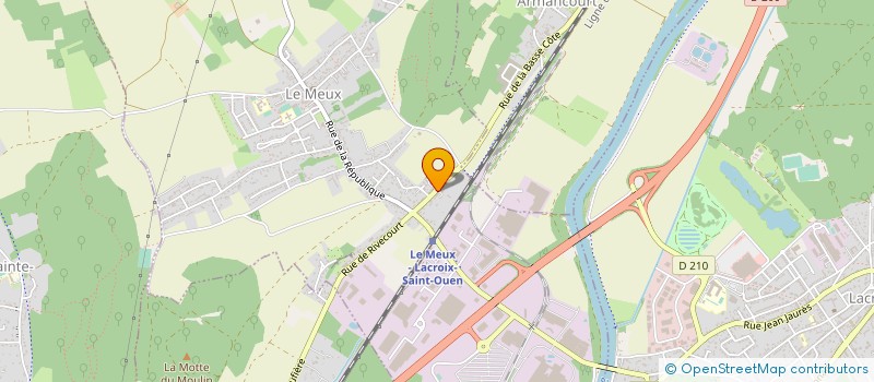 localisation de l'entreprise MADAME CELINE CAVADINI  LE MEUX