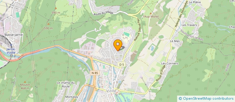 localisation de l'entreprise MADAME CELINE CAVAGNA  VIZILLE