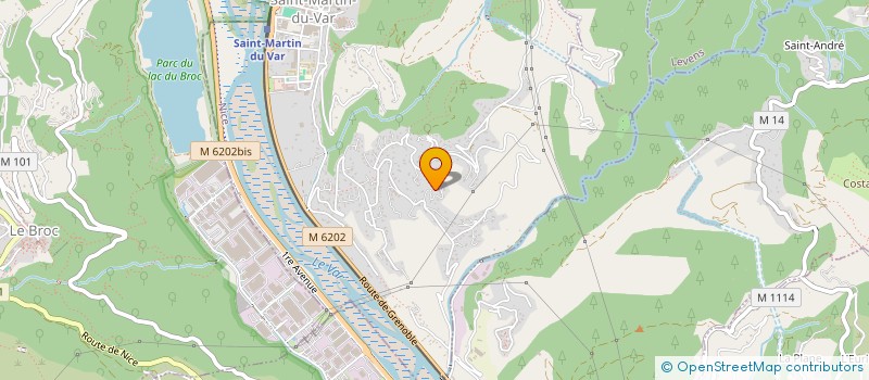 localisation de l'entreprise MADAME CELINE CAVALIE  SAINT-MARTIN-DU-VAR