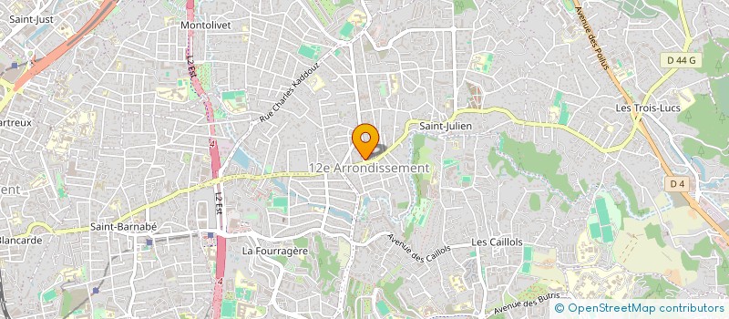 localisation de l'entreprise MADAME CELINE CAVALIER à MARSEILLE