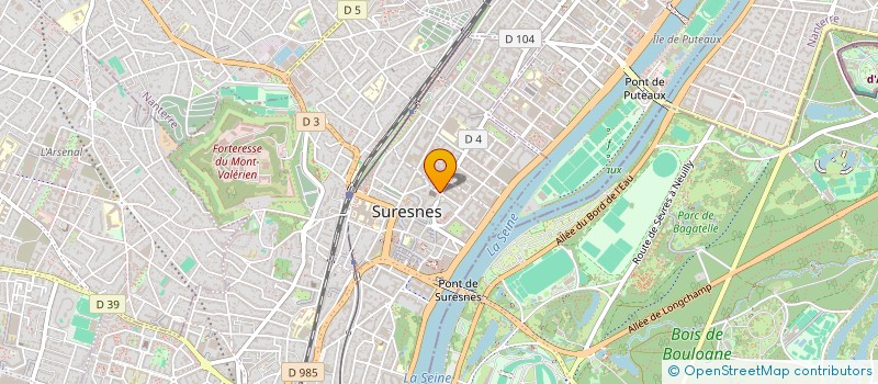 localisation de l'entreprise MADAME CELINE CAYOL à SURESNES