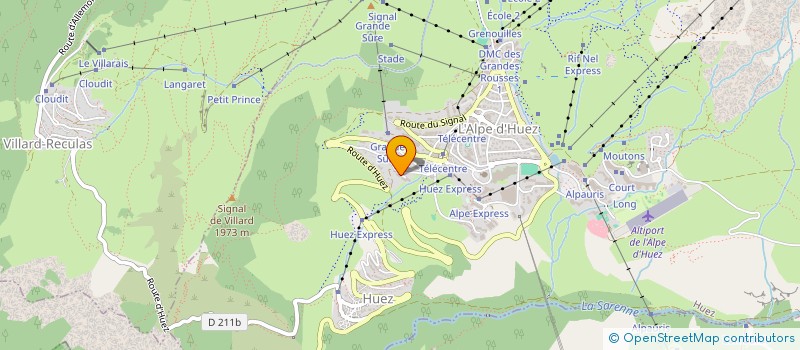 localisation de l'entreprise MADAME CELINE CAYOT à HUEZ