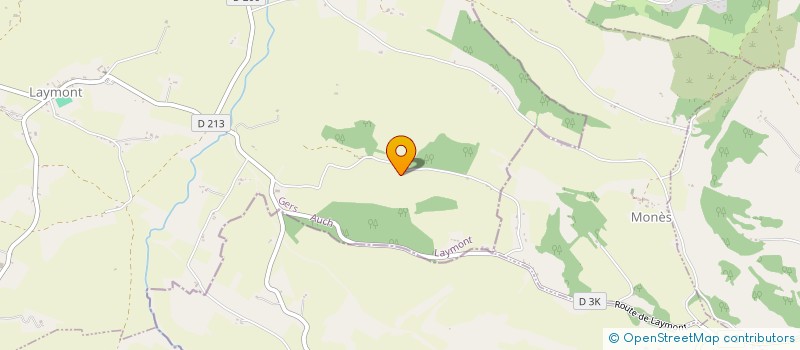 localisation de l'entreprise MADAME CELINE CAZALAS  LAYMONT