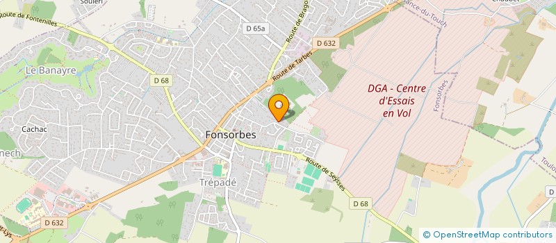 localisation de l'entreprise MADAME CELINE CAZEDESSUS à FONSORBES