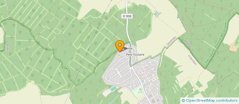 localisation de l'entreprise MADAME CELINE CEGARRA  LIVERDUN