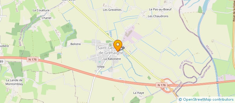 localisation de l'entreprise MADAME CELINE CELLIER à SAINT-GEORGES-DE-GREHAIGNE