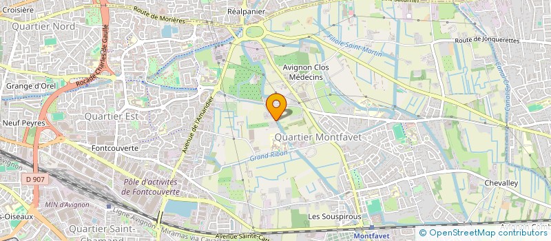 localisation de l'entreprise MADAME CELINE CENTELLES  AVIGNON