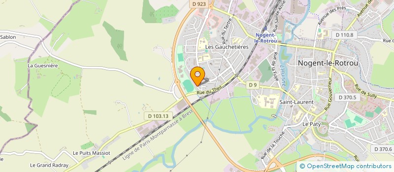 localisation de l'entreprise MADAME CELINE CERCEAU à NOGENT-LE-ROTROU