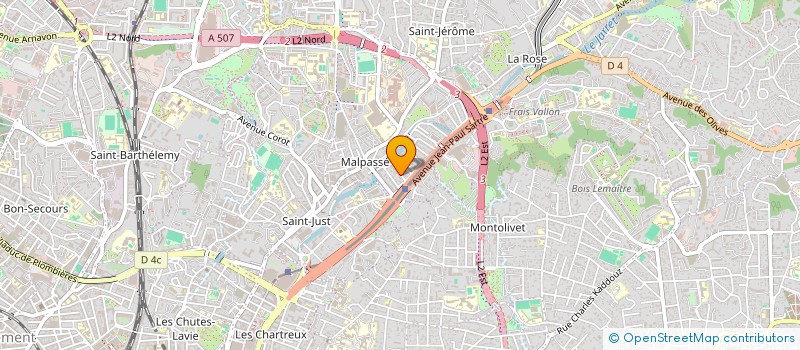 localisation de l'entreprise MADAME CELINE CERDA  MARSEILLE