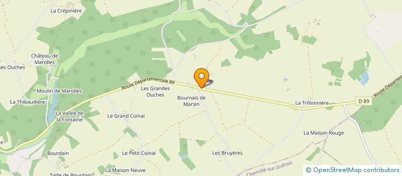 localisation de l'entreprise MADAME CELINE CERVEAU  GENILLE