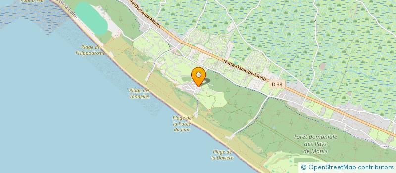 localisation de l'entreprise MADAME CELINE CERVI  SAINT-JEAN-DE-MONTS