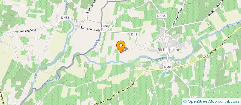 localisation de l'entreprise MADAME CELINE CHABAILLE  RICHERENCHES