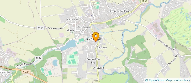 localisation de l'entreprise MADAME CELINE CHAFFAT à AUSSONNE
