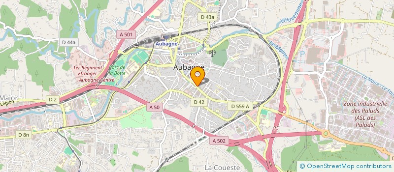 localisation de l'entreprise MADAME CELINE CHAIX à AUBAGNE