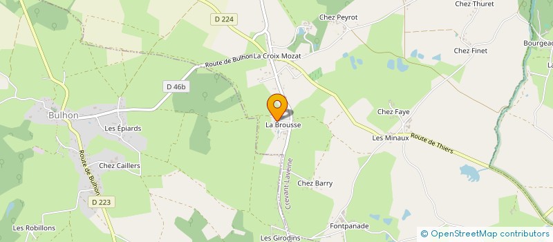 localisation de l'entreprise MADAME CELINE CHALARD  CREVANT-LAVEINE