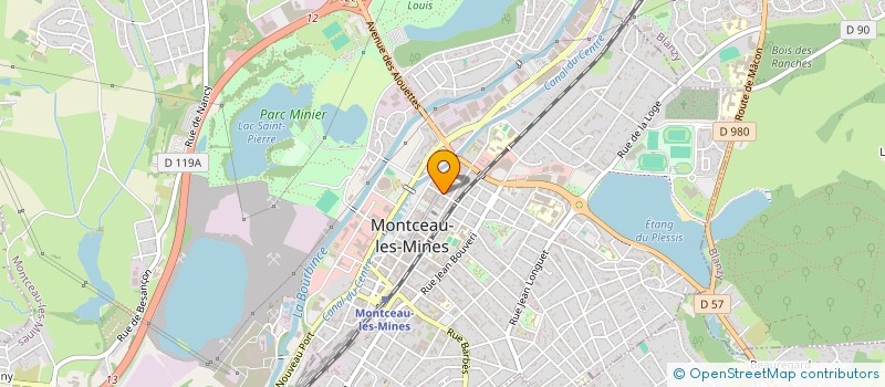 localisation de l'entreprise MADAME CELINE CHAMBONNIER  MONTCEAU-LES-MINES