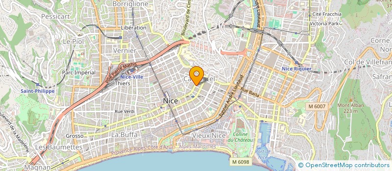 localisation de l'entreprise MADAME CELINE CHAMBOURLIER à NICE