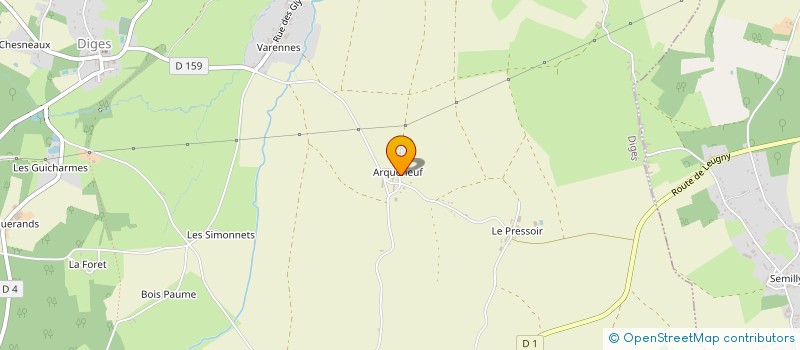 localisation de l'entreprise MADAME CELINE CHANDELIER  DIGES