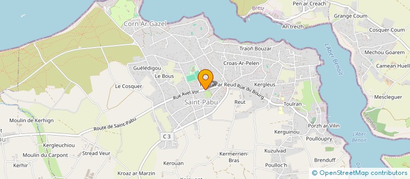 localisation de l'entreprise MADAME CELINE CHAPALAIN  SAINT-PABU