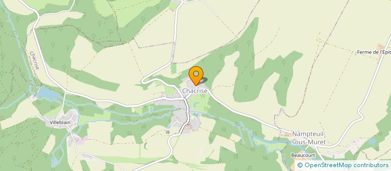 localisation de l'entreprise MADAME CELINE CHAPIER  CHACRISE