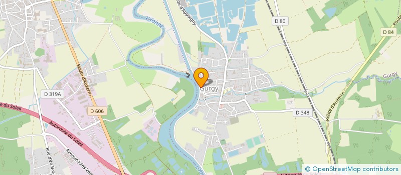 localisation de l'entreprise MADAME CELINE CHARBOIS  GURGY