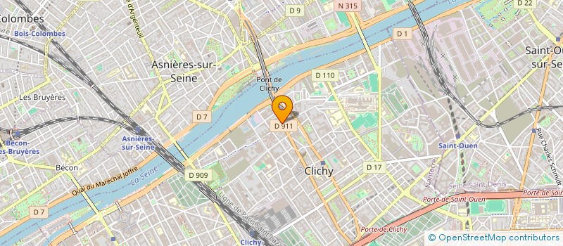 localisation de l'entreprise MADAME CELINE CHARDON à CLICHY