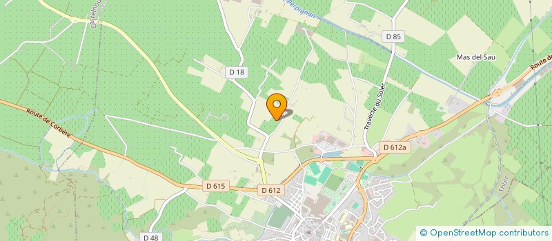 localisation de l'entreprise MADAME CELINE CHARLASSIER  THUIR