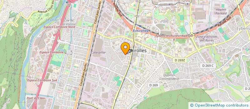 localisation de l'entreprise MADAME CELINE CHARLES à ECHIROLLES