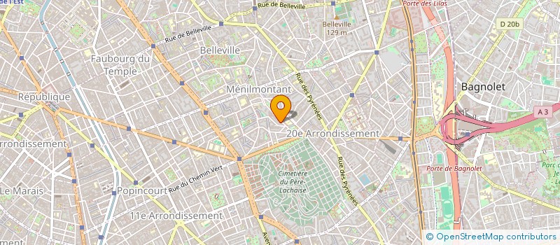 localisation de l'entreprise MADAME CELINE CHARPENTIER  PARIS