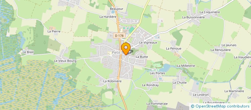 localisation de l'entreprise MADAME CELINE CHARREIRE  PETIT-MARS