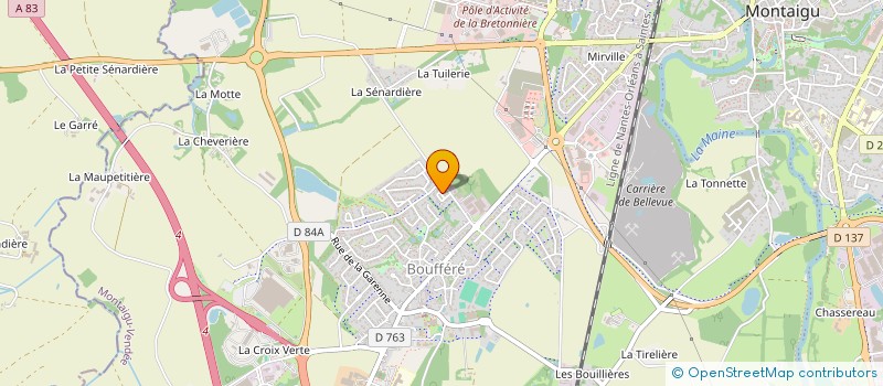 localisation de l'entreprise MADAME CELINE CHARRON à MONTAIGU-VENDEE