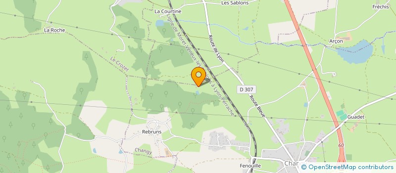 localisation de l'entreprise MADAME CELINE CHARRONDIERE  CHANGY