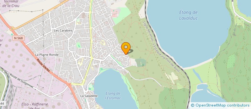 localisation de l'entreprise MADAME CELINE CHARVIN  FOS-SUR-MER