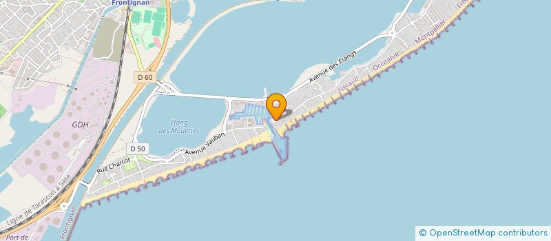 localisation de l'entreprise MADAME CELINE CHASSAGNARD à FRONTIGNAN