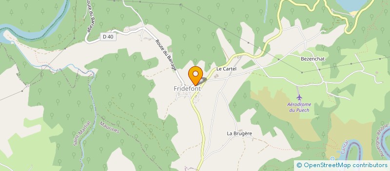 localisation de l'entreprise MADAME CELINE CHASSANG à FRIDEFONT