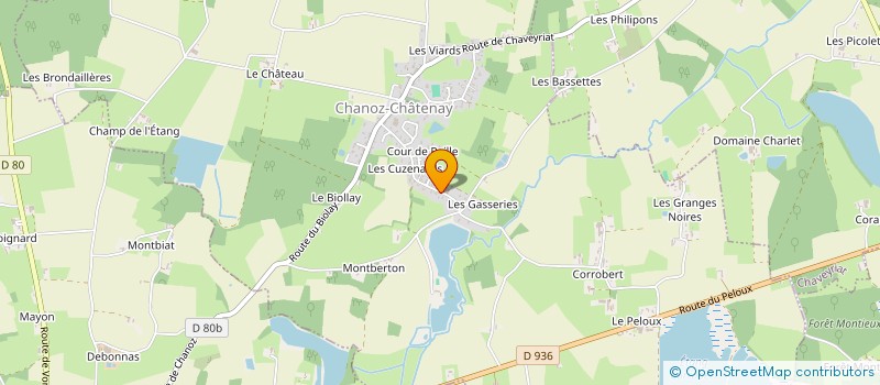 localisation de l'entreprise MADAME CELINE CHASSIGNEUX à CHANOZ-CHATENAY