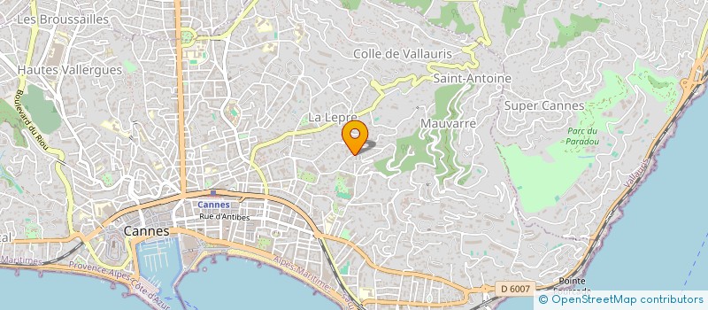 localisation de l'entreprise MADAME CELINE CHATELIER à CANNES