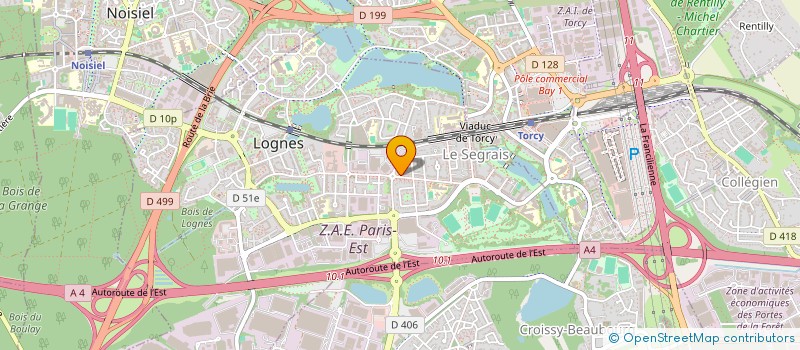 localisation de l'entreprise MADAME CELINE CHATTOU COUMBIL à LOGNES
