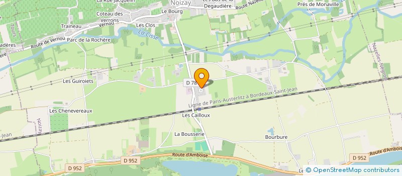 localisation de l'entreprise MADAME CELINE CHAUMET  NOIZAY