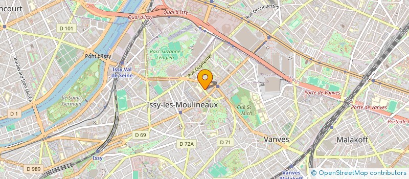 localisation de l'entreprise MADAME CELINE CHAUSSARD à ISSY-LES-MOULINEAUX