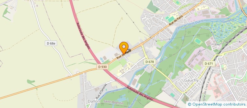 localisation de l'entreprise MADAME CELINE CHAUSSET à SAINT-QUENTIN