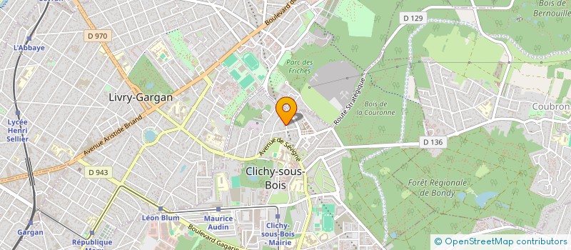 localisation de l'entreprise MADAME CELINE CHAUVEAU à CLICHY-SOUS-BOIS