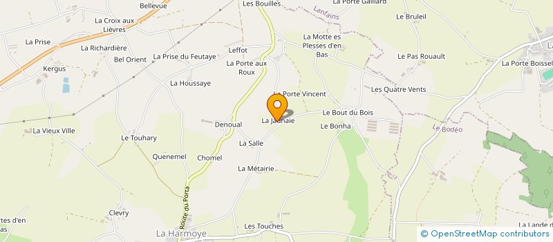 localisation de l'entreprise MADAME CELINE CHAVOT  LA HARMOYE