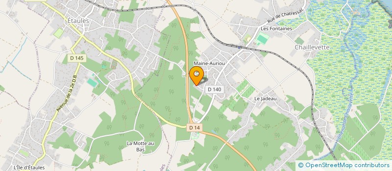 localisation de l'entreprise MADAME CELINE CHEANG  CHAILLEVETTE