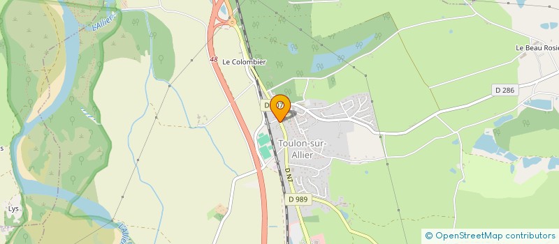 localisation de l'entreprise MADAME CELINE CHERPRENET  TOULON-SUR-ALLIER