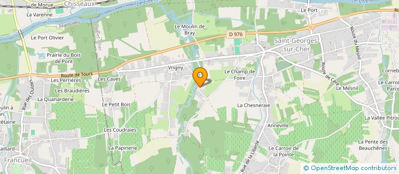 localisation de l'entreprise MADAME CELINE CHERRIER  SAINT-GEORGES-SUR-CHER