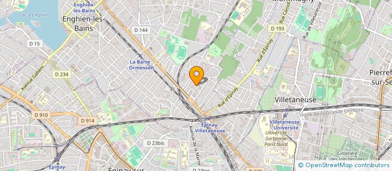 localisation de l'entreprise MADAME CELINE CHEVAL  DEUIL-LA-BARRE